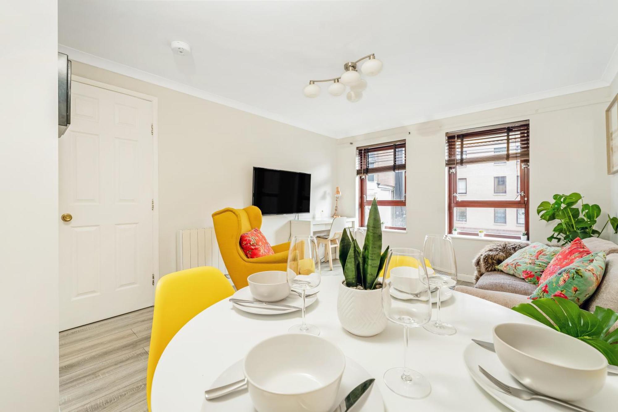 The Merchants Gem - 2Bed & Free Parking Glasgow Luaran gambar