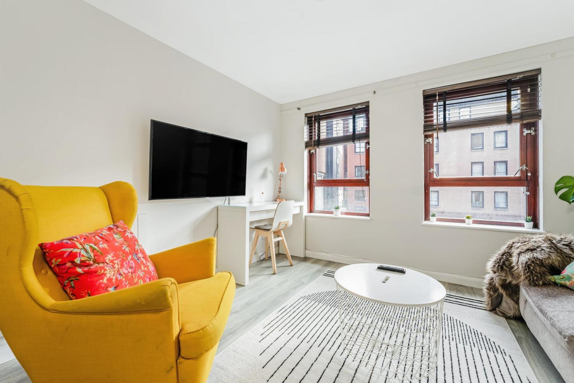 The Merchants Gem - 2Bed & Free Parking Glasgow Luaran gambar